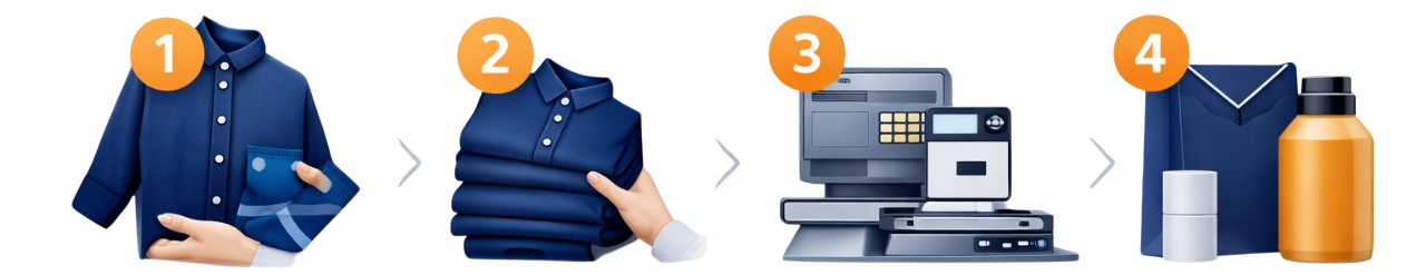 Ablauf in 4 Schritten